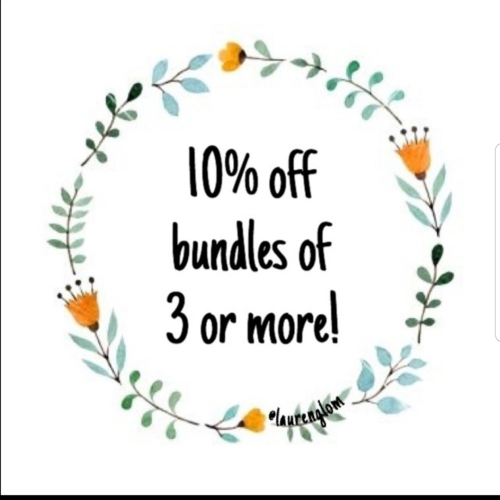 10% OFF Bundles of 3+ Items!